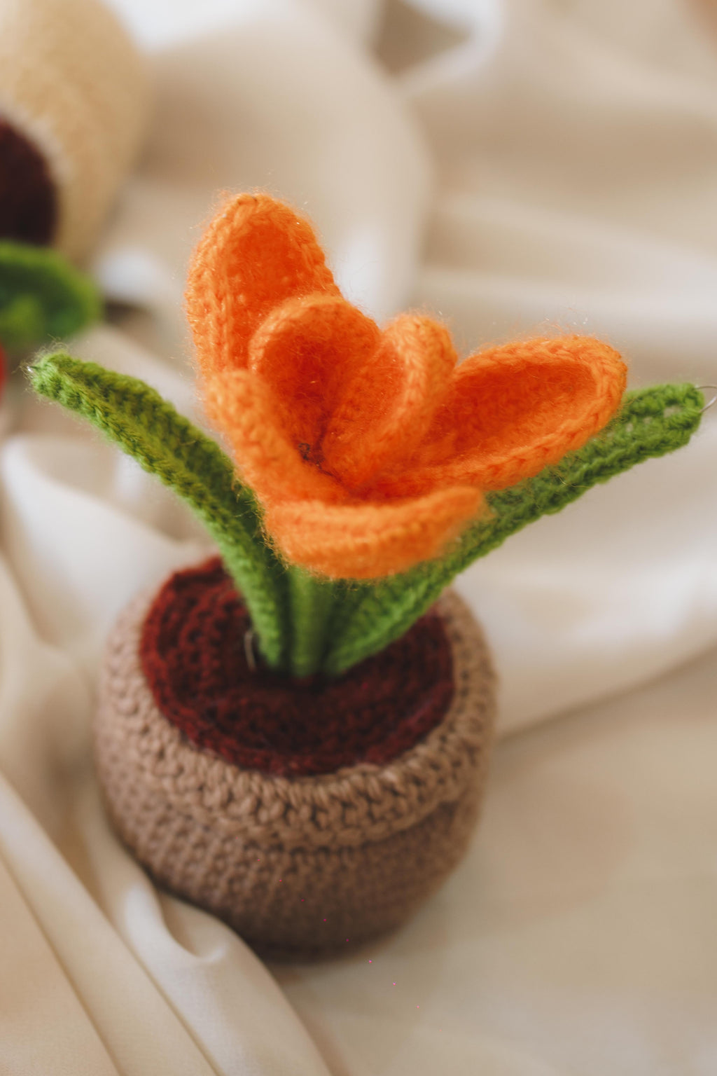 'Perennial Bloom' Crochet Tulip Pot