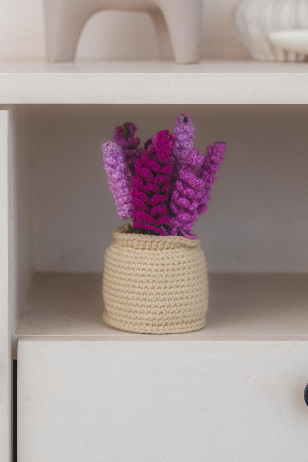 'Serene' Crochet Lavender Pot
