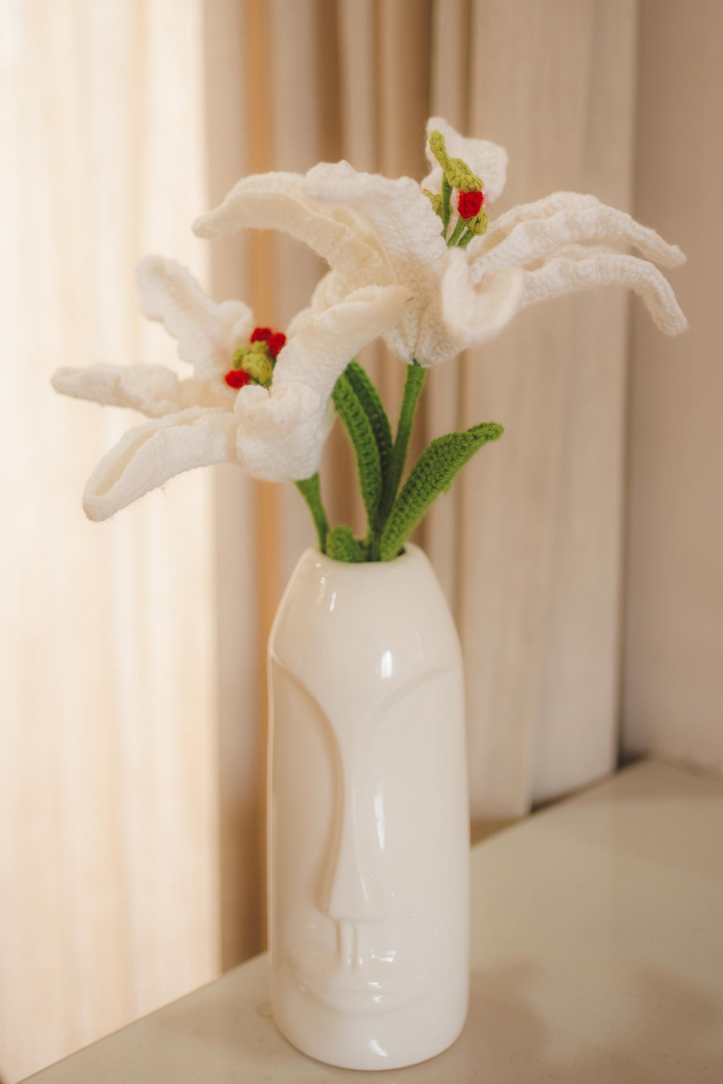 'Casablanca' Crochet Lily Stem
